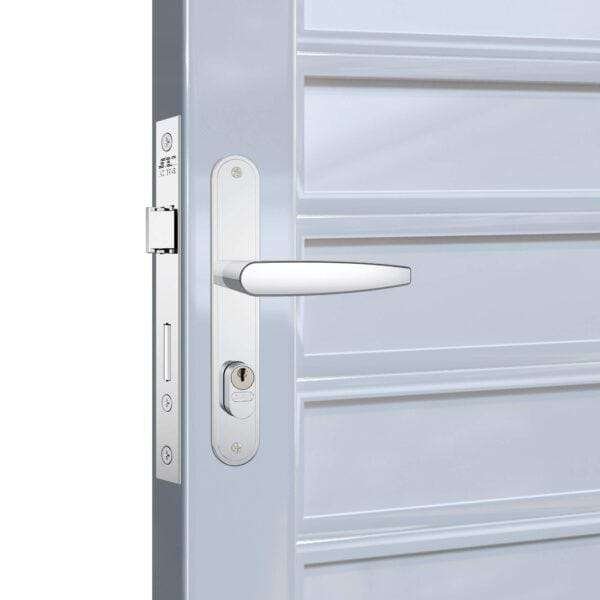 Fechadura Perfil Metálico Externa Inox STAM - 504/33 - Imagem 2