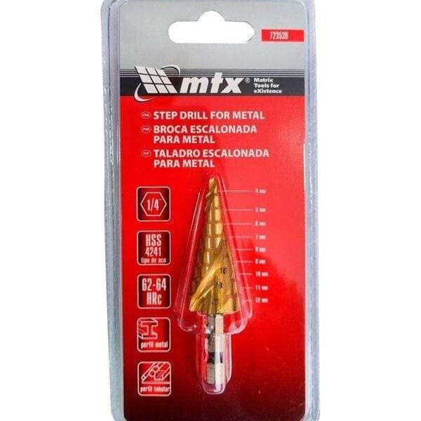 Broca Escalonada para Metal - MTX - Imagem 3