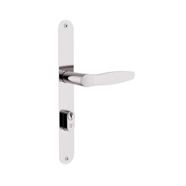Fechadura estreita externa cromada 522 - 21mm